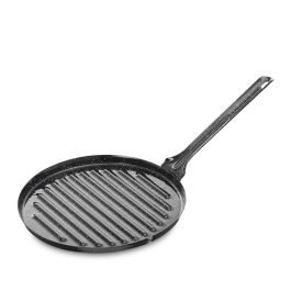 Vaello Plancha Redonda Esmaltada Ø26cm Acero Laminado Negro Apta Fuego Llama Precio: 5.59000035. SKU: S7908277