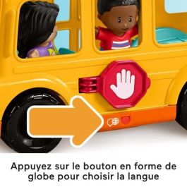 Fisher-Price Little People-El autobús escolar-Vehículo de empuje musical HYT03 Fisher-Price Little People-El autobús escolar-Vehículo de empuje musical HYT03