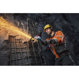 Bosch Professional Amoladora Angular Inalámbrica GWX 18V-11 PS - 18V - 125 mm con Sistema X-LOCK para Rápido Cambio de Accesorios