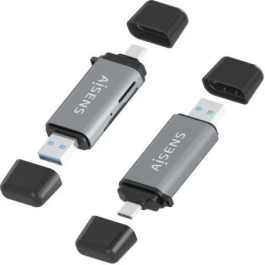 Lector de Tarjetas Aisens ASCR-2AC11-GR Gris