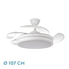 Bayomo Ventilador con Tecnología LED 72W Blanco, 3 Temperaturas de Luz, Mando a Distancia Bayomo Ventilador con Tecnología LED 72W Blanco, 3 Temperaturas de Luz, Mando a Distancia