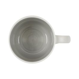 Home Deco Factory Mug Cerámica 400 Ml Gris Bicolor