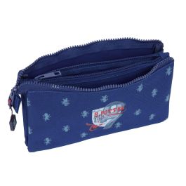 Portatodo Triple Harry Potter Captain Azul marino 22 x 12 x 3 cm