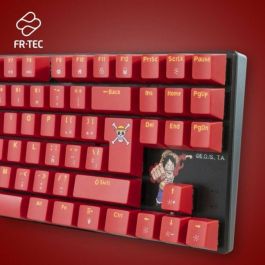 Teclado y Ratón FR-TEC OP4001 QWERTY Burdeos