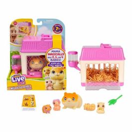 Little Live Pets Mascota Mini Mama Surprise: Juguete Interactivo con Sorpresa de Bebé, Alimenta a Mamá con Apio