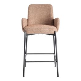 Taburete Jaspeado Rosa Tejido-Metal 48,50 X 48,50 X 95 cm