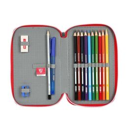 Plumier Doble Sevilla Fútbol Club Rojo (28 piezas)