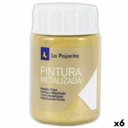 Pintura La Pajarita Dorado 35 ml (6 Unidades) Pintura La Pajarita Dorado 35 ml (6 Unidades)