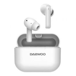 Daewoo Auriculares TWS In-Ear Bluetooth 5.3 Cancelación de Ruido USB Tipo-C Autonomía 6 Horas Blanco Precio: 24.89000008. SKU: B1JCYRT6YN