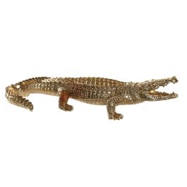 DKD Home Decor Figura Decorativa Colonial Cocodrilo Resina Dorado 16.5x10.5x47.5 cm Precio: 30.50000052. SKU: B1FGDFQJ4S