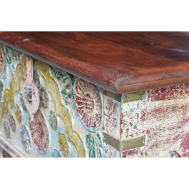 Giner y Colomer Baúl de Madera de Mango Color Nogal 80x45x40 cm