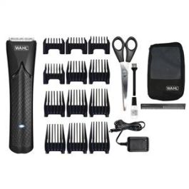 Wahl 1661-0465 Cortapelos con y sin Cable + Cortabarbas Lithium Ion Trendcut Batería Larga Duración
