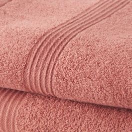 Today Juego de 2 Toallas de Baño 100% Algodón Terracota 450 GSM para Manos y Ducha - Medidas 70x30 cm y 50x100 cm Today Juego de 2 Toallas de Baño 100% Algodón Terracota 450 GSM para Manos y Ducha - Medidas 70x30 cm y 50x100 cm