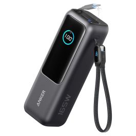 Anker PowerBank 25.000mAh 165W 3x 100W USB-C 1x USB-A con Smart Display A1695H11 negro