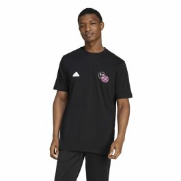 Camiseta de Manga Corta Hombre Adidas House Of Tiro Summer Graphic Negro