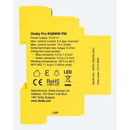 Shelly Pro RGBWW PM Controlador LED RGBWW Inalámbrico, LAN, Bluetooth