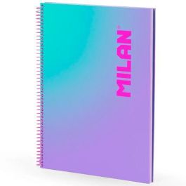 Milan Cuaderno Espiral A4 90H 95 gr Cuadricula 5x5 Tapa Dura Coleccion Sunset Lila Precio: 3.9204. SKU: B1JFZEGG96