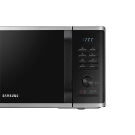 Samsung MS23K3555ES Microondas SOLO 23L, 800W, Plata y Negro, 20 Programas, Cavidad Cerámica, Desodorización, Bloqueo Infantil