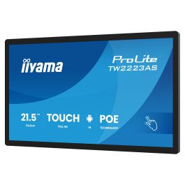 Iiyama TW2223AS-B3P - Panel Interactivo Táctil de 21,5" Full HD IPS (1920x1080) con Android 14, Procesador Rockchip RK3576, USB-C, Wi-Fi 6, PoE, 24/7, Montaje VESA