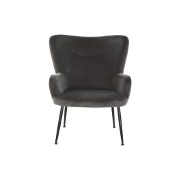 DKD Home Decor Sillón Moderno Rosa Negro 60 x 84 x 70 cm Set de 2