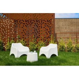Conjunto jardín cloud 3 piezas blanco