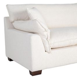 Sofá 4 Plazas Crema Tejido 282 X 101 X 71 cm