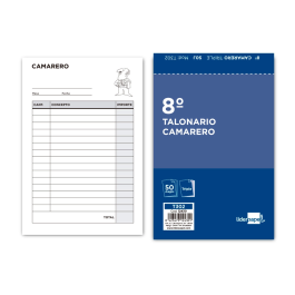 Liderpapel Talonario Camarero 8º Original 2 Copias T302 Precio: 9.5000004. SKU: B1HB5TKHGK