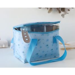 KioKids Bolsa Térmica Dino Azul Colección Dolci Amici 20x15x15cm
