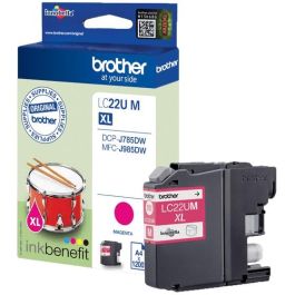 Brother LC-22UM Cartucho de tinta Original Magenta, 1200 páginas para DCP-J785DW, MFC-J985DW Precio: 37.50000056. SKU: B1K3MB64LY