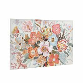 Lienzo DKD Home Decor Flores (2 Unidades) (90 x 3 x 60 cm) Lienzo DKD Home Decor Flores (2 Unidades) (90 x 3 x 60 cm)