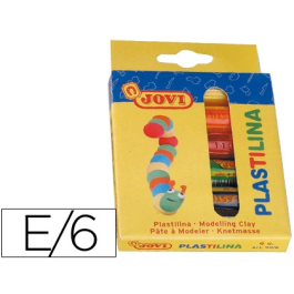 Jovi Plastilina Estuche de 6 Barras Colores Surtidos Precio: 1.79000019. SKU: B1ASZZ7ACY