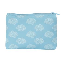 Estuche Escolar Safta Nube Nubes Azul 23 x 16 x 3 cm