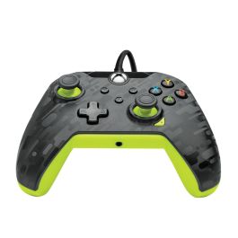 PDP AUC0708056068509 Gamepad MAN FIL XBOX con Cable, Vibración, Eléctrico Carbono