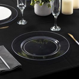 Set de 4 platos transparentes Algon 23 cm (24 Unidades) Set de 4 platos transparentes Algon 23 cm (24 Unidades)