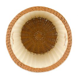 GET - WB-1522-TT - Cesta alta redonda - 35,6 cm Ø x 33 cm - Beige