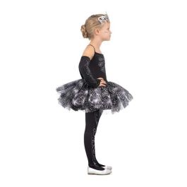 Disfraz bailarina esqueleto tiara, vestido, mitones y mallas talla 7-9 y Disfraz bailarina esqueleto tiara, vestido, mitones y mallas talla 7-9 y