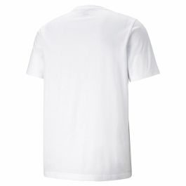 Camiseta de Manga Corta Hombre Puma ESS LOGO TEE 586666 02 Blanco S