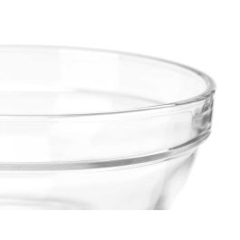 Bol Vidrio Apilable 14 Cm Transparente Vivalto (48 Unidades) Bol Vidrio Apilable 14 Cm Transparente Vivalto (48 Unidades)