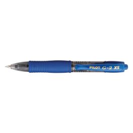 Boligrafo Pilot G-2 Pixie Azul Tinta Gel Retractil Sujecion De Caucho 12 unidades