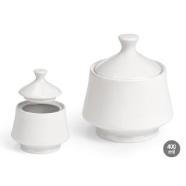 Azucarero Porcelana Blanca 400Ml Arte Regal 10X11CM (36 Unidades) Precio: 64.49999985. SKU: B1FA4497NJ