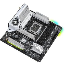 ASRock B760M Steel Legend WiFi 1700 DDR5 - Placa Base Intel LGA 1700, Micro ATX, WiFi 6E, Bluetooth 5.3