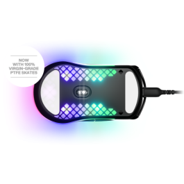 SteelSeries Aerox 3 Ratón Mano Derecha USB Tipo C Óptico 8500 DPI Negro 62611