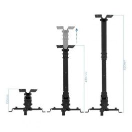 TOOQ SOPORTE PROYECTOR INCLINABLE TECHO NEGRO TOOQ SOPORTE PROYECTOR INCLINABLE TECHO NEGRO