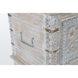DKD Home Decor Arcon Indio Blanco Mango y Laton 40 x 45 x 88 cm