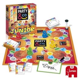 Diset Party & Co. Junior Juego de Mesa Familiar con 2 Niveles de Dificultad, Edad 8+ Años, Para 3 Jugadores Diset Party & Co. Junior Juego de Mesa Familiar con 2 Niveles de Dificultad, Edad 8+ Años, Para 3 Jugadores