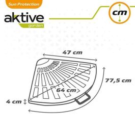 Loseta parasol poliresina 12 kgs 47x64x4cm Loseta parasol poliresina 12 kgs 47x64x4cm