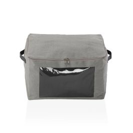 Caja de Almacenamiento Versa Gris Poliéster Precio: 4.49999968. SKU: B1A8YDE75P