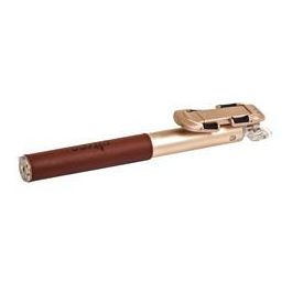 Ultron Palo Selfie BT Deluxe, Marrón Oro, Aluminio Cuero, Bluetooth, Longitud 97 cm