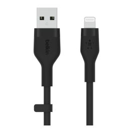 Belkin CAA008BT1MBK Cable USB-A a Lightning Silicona Clip 1m Negro Precio: 14.69000016. SKU: S0437417