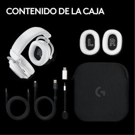 Logitech Auriculares Gaming G Pro X con micrófono cardioide, drivers Graphene 50 mm y tecnología LIGHTSPEED Logitech Auriculares Gaming G Pro X con micrófono cardioide, drivers Graphene 50 mm y tecnología LIGHTSPEED